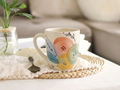 Taza diseño Rosetón + Hojas