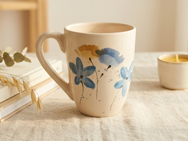 Taza diseño Plumas + Estrellita